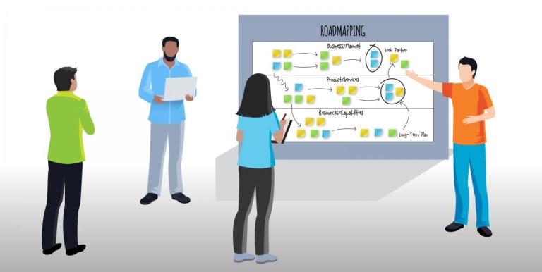 Roadmapping involves collaboration among members of an organization. Infographic by Rodel Valenzuela/ADB.