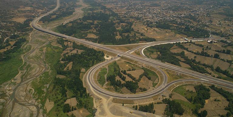 Transport corridors lead to better connectivity among Central Asian countries. Photo credit: ADB.