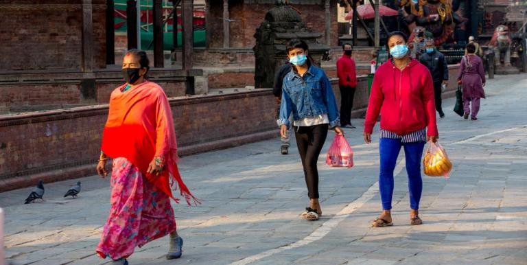 Most wage earners in Nepal relied on the government’s food assistance program during the COVID-19 lockdown in 2020. Photo credit: ADB.