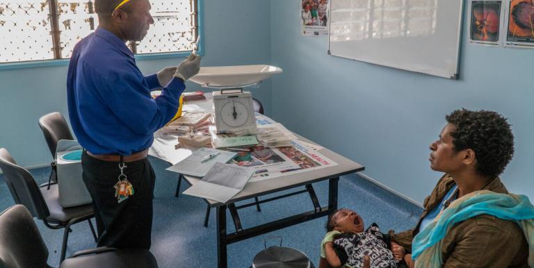 Breaking down projects into structured, technical stages helps ensure the efficient construction of quality rural health facilities. Photo credit: ADB.