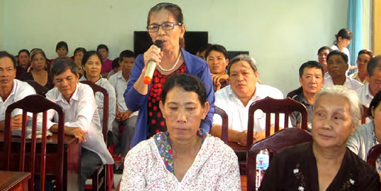 The project’s grievance redress mechanism handled more than 900 complaints from affected persons on resettlement- and construction-related issues. Photo: Pierre Arnoux/ADB.