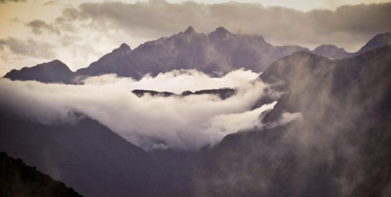 The high mountain peaks of the eastern Himalayas challenges even the most experienced pilots. Photo credit: ADB.