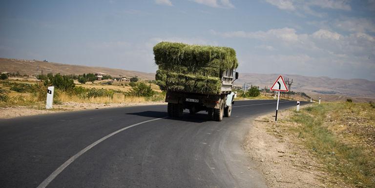 Some countries in Southeast Asia are examining the use of soil stabilized roads as a cost effective alternative to traditional paving.  Photo credit: ADB.