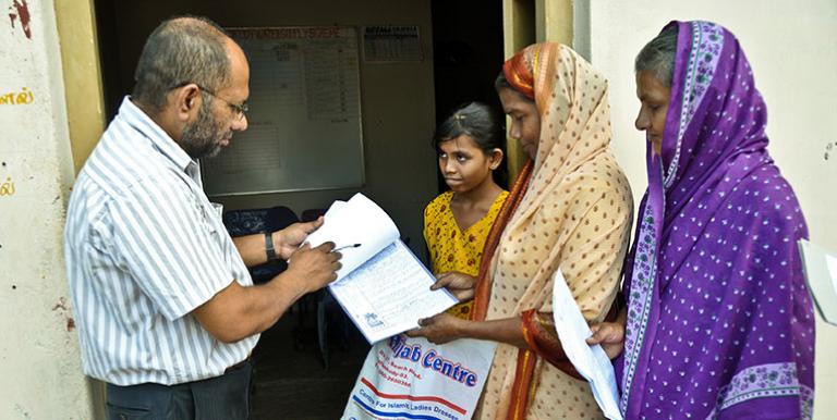 Public consultations with families affected by land acquisition and relocation related to infrastructure projects ensures that their interests, rights, and welfare are protected. Photo credit: ADB.