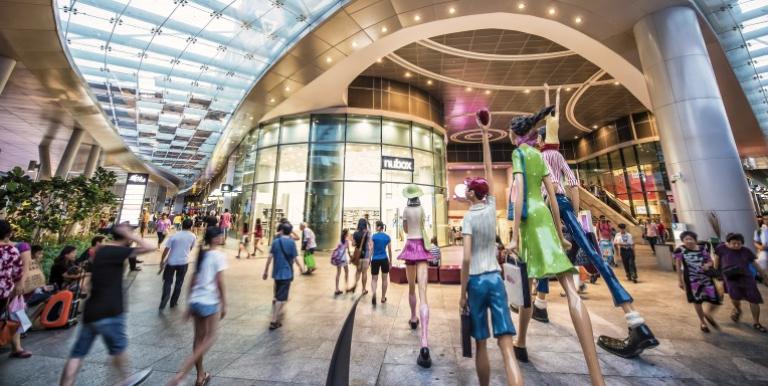 Commercial activity at Bedok Mall injected new life into the town center. Photo credit: CapitaLand.