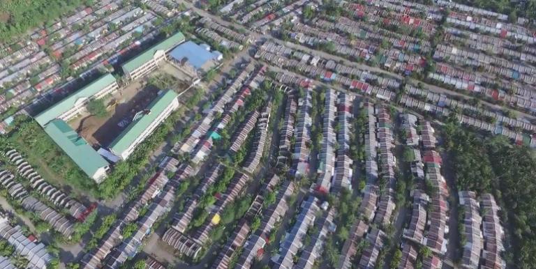 Aerial view of Southville 7. Photo credit: ABS-CBN Lingkod Kapamilya Foundation.