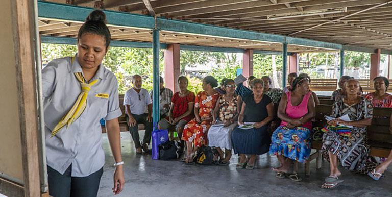 Use of participatory processes in preparing the design and monitoring framework is important for ensuring sustainability. Photo credit: ADB.