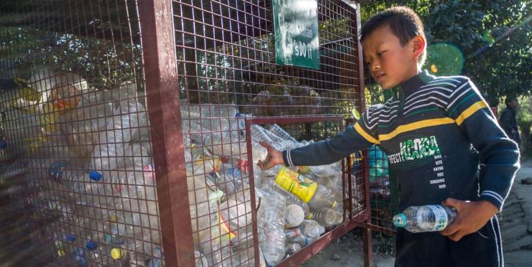 Adopting circular economy and waste management best practices can decouple plastic use from the consumption of finite resources and environmental pollution. Photo credit: ADB.