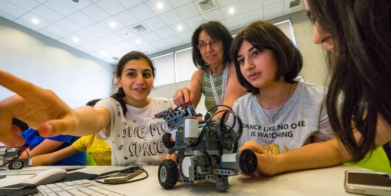 Class at the TUMO Center for Creative Technologies in Yerevan, Armenia. Photo credit: ADB.