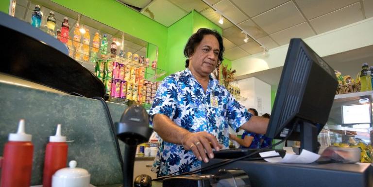Blockchain technology is creating new ways for people to pay online without going through a middleman, such as a bank. Photo credit: ADB.
