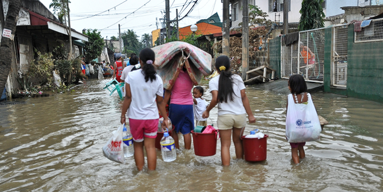 Estimated losses from extreme weather events, such as severe storms and flooding, run in the billions of dollars. Credit: ADB