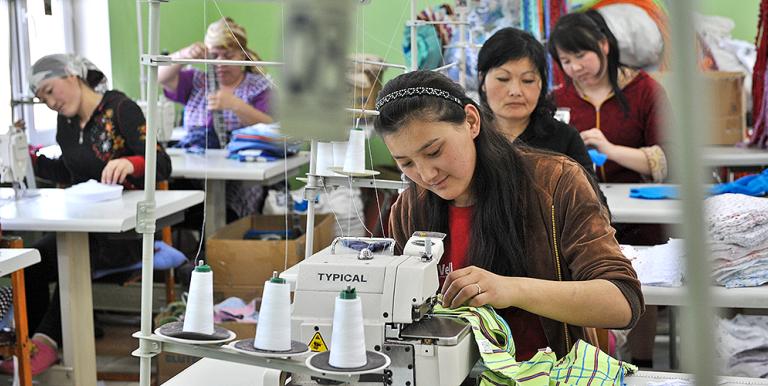 In Asia, many women in the garments industry lost their jobs when businesses halted operations due to the COVID-19 pandemic. Photo credit: ADB.