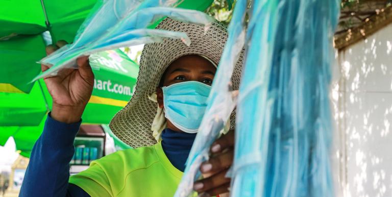 SMEs could help meet global demand for facial masks and other medical products by participating in cross-border production and supply chains. Photo credit: ADB.