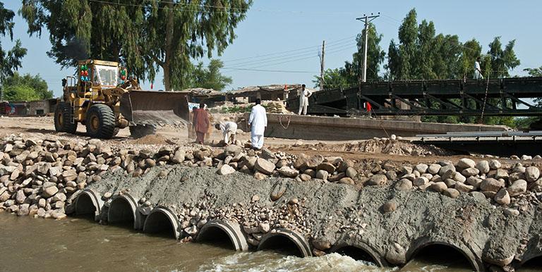 Contingency finance helps ensure that funds are available for immediate disaster response and recovery efforts, such as relief operations and emergency road repairs. Photo credit: ADB.