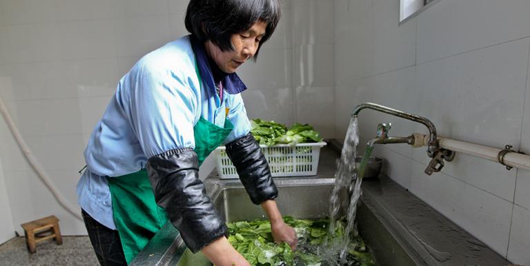 Water leaks and overflows reduce the supply of clean water and can result in substantial revenue loss for water utilities. Photo credit: ADB.