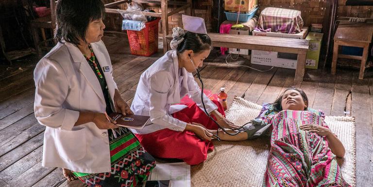 Investing in equitable digital infrastructure can bring primary health care closer to remote locations. Photo credit: ADB.