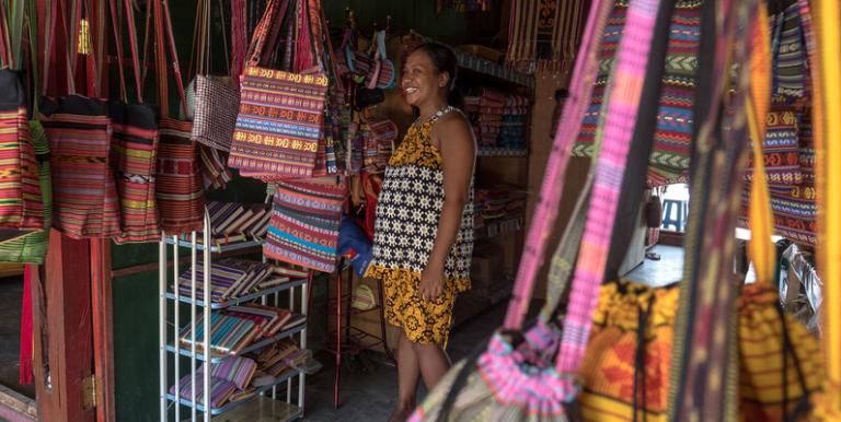 By registering the business, enterprises can improve their access to credit and markets. Photo credit: ADB.