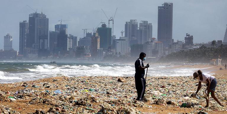 There will be less need for beach cleanups with a circular plastics economy as it results in reductions of both plastic waste and greenhouse gas emissions. Photo credit: ADB.