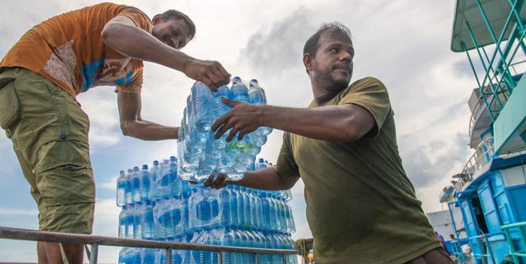 Community groups have helped make the implementation of the tsunami recovery program effective in Maldives. Photo credit: ADB.