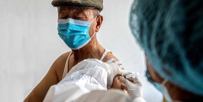 The COVID-19 pandemic exposed strengths and weaknesses in long-term care systems and areas for improvement. Photo credit: ADB.