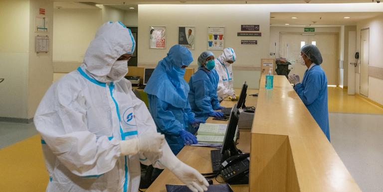 With the emergence of new variants, COVID-19 will continue to stress health systems around the world. Photo credit: ADB. 
