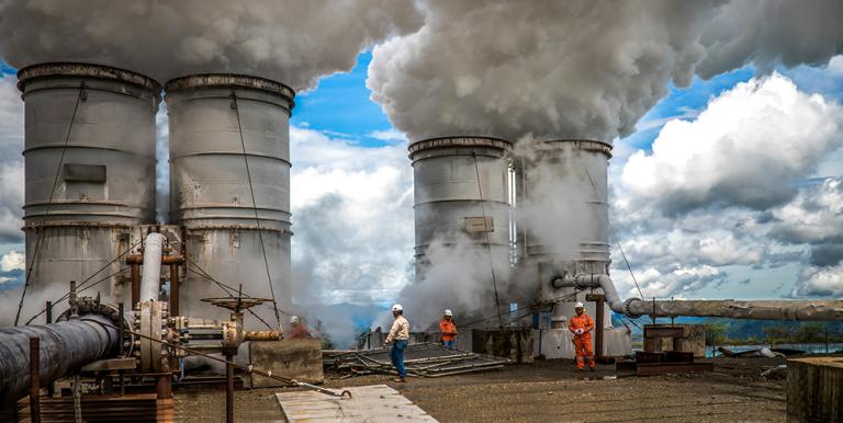 Indonesia’s transition to renewable power generation, including geothermal energy, is expected to generate new employment. Photo credit: ADB.