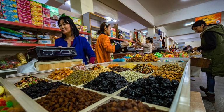 The pandemic has exposed the vulnerability of the food system in Mongolia. Photo credit: ADB. 
