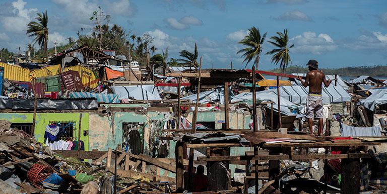 Typhoo Haiyan (Yolanda) in 2013 left billions of pesos worth of damage. Photo credit: ADB. 