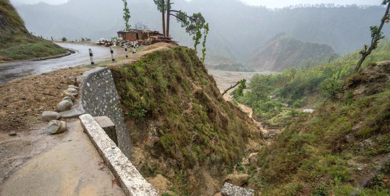 Strengthening the capacity of national statistical systems helps address climate-related challenges such as disasters triggered by natural hazards. Photo credit: ADB.