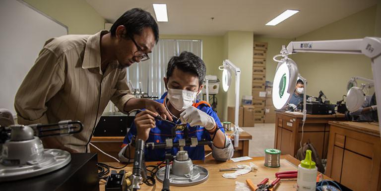 Germany pioneered the dual training system, which combines theory and training in a real-life work environment. Photo credit: ADB.