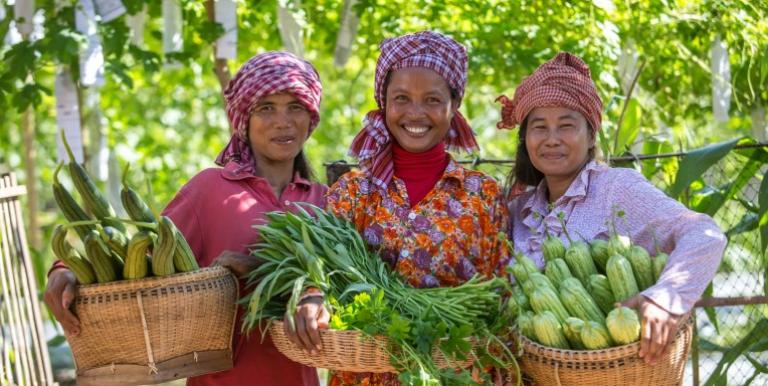  Information and communication technology (ICT) can help farmers become more productive and get better access to market information, financing, and other facilities and services. Photo credit: ADB.