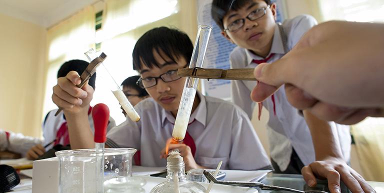 Integrating engineering and technology with science, mathematics, and even with art classes equips students with the skills to solve real-world problems. Photo credit: ADB.