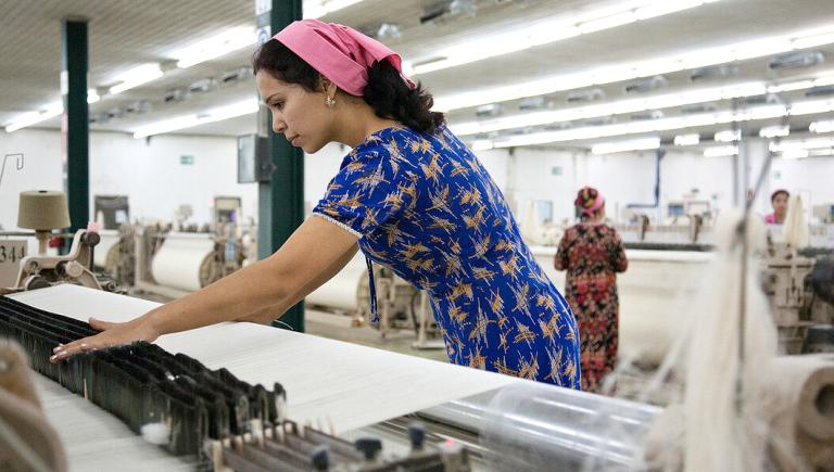 The value-added processing of raw materials within the region prior to export can benefit Central Asian economies. Photo credit: ADB.