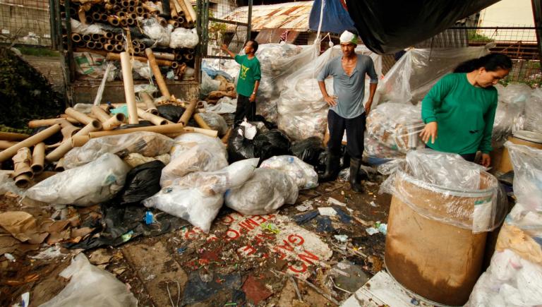 About 40% of plastic waste comes from packaging. Photo credit: ADB.
