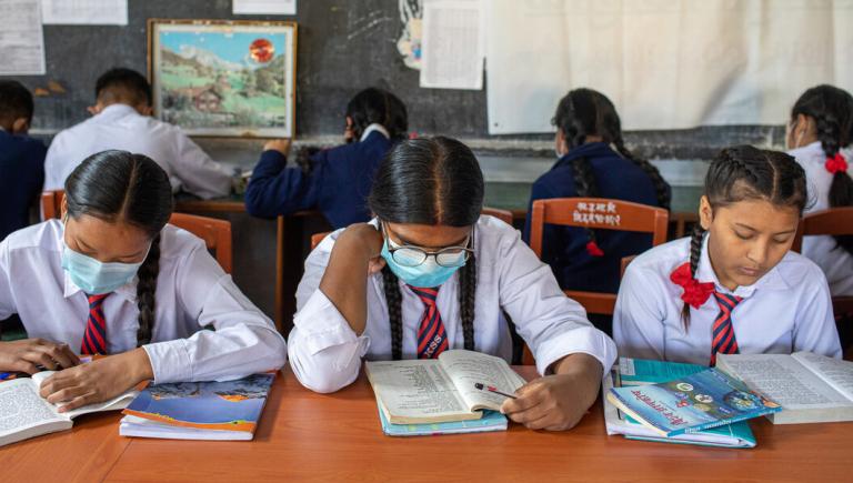 Nepal’s School Education Sector Plan aims to strengthen equity, quality, and resilience of school education. Photo credit: ADB.